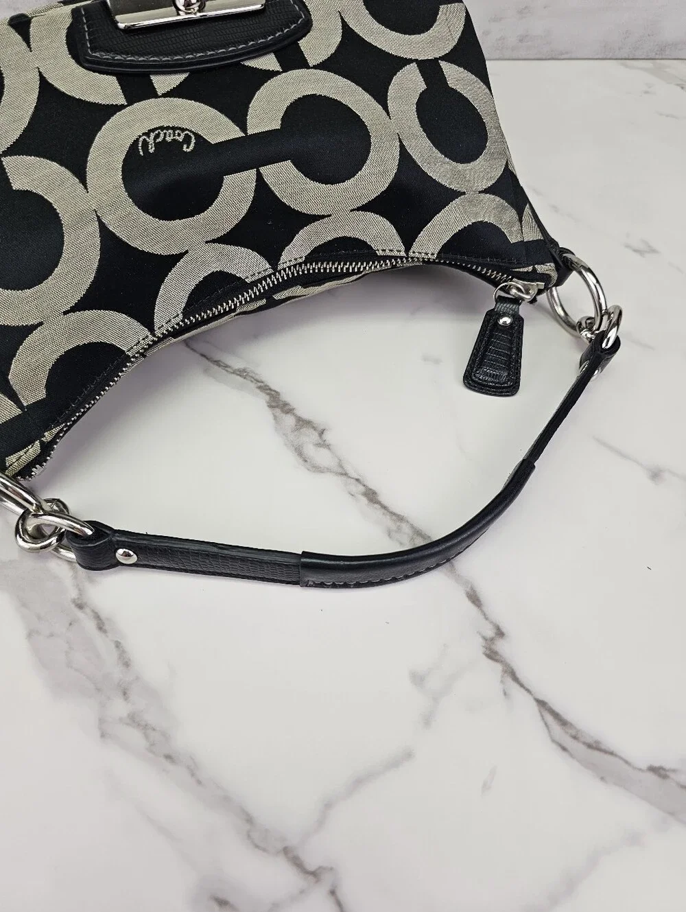 Coach OP Art Kristen Hobo Shoulder Bag